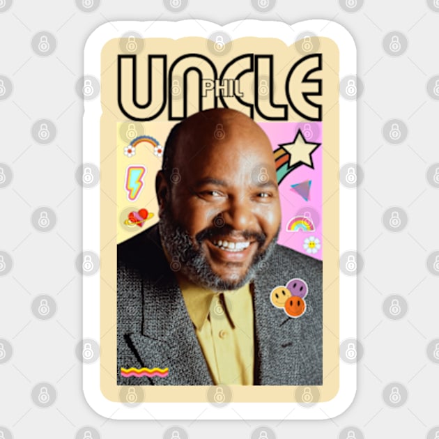 Uncle Phil Sticker by graphicaesthetic ✅